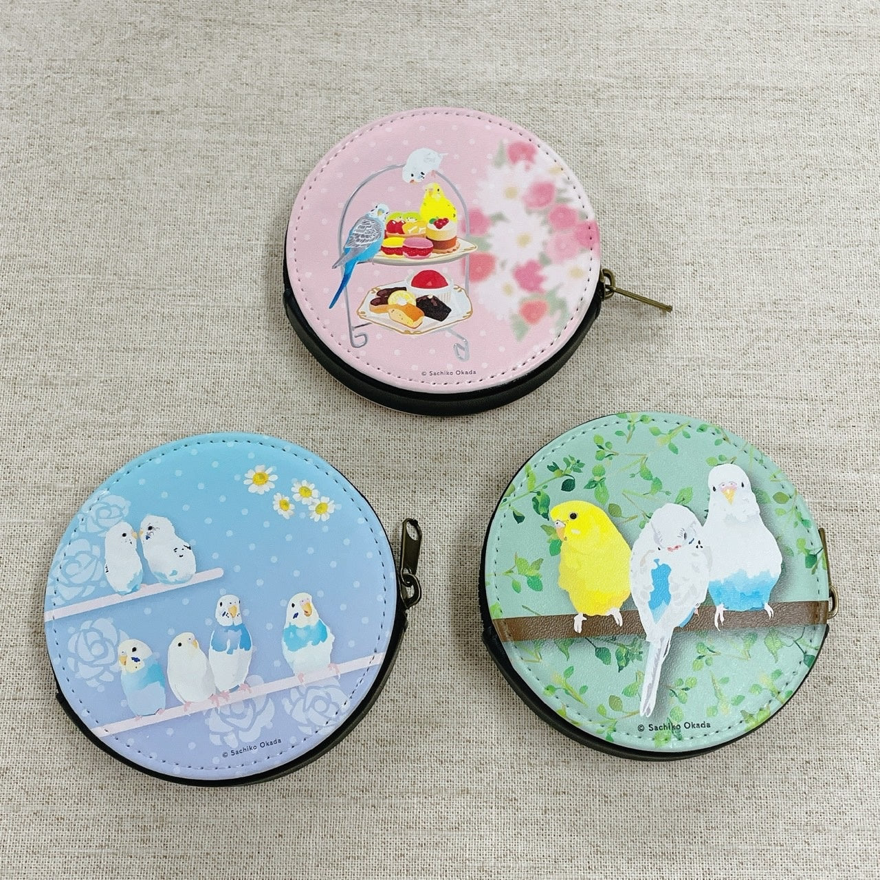 Budgie Coin Purse Pouch