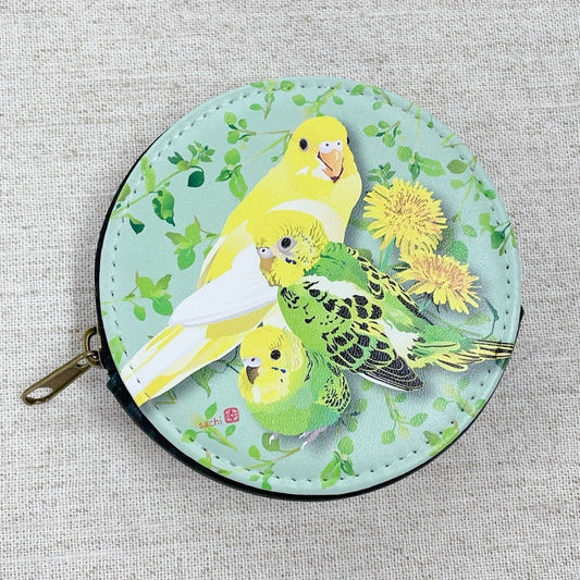 Budgie Coin Purse Pouch