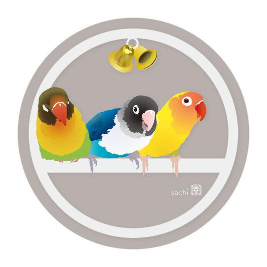 Lovebird Acrylic Coaster
