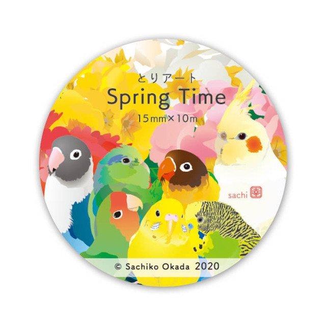 Bird Masking Tape Washi Tape Spring Time Lovebird Pacific Parrotlet Cockatiel Budgie