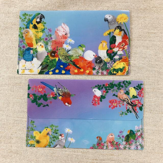 Macaw Conure Galah African Gray Parrot Black-Headed Caique White-Bellied Caique Barred Parakeet Cockatiel Lovebird Budgie Pacific Parrotlet Java Sparrow Sun Parakeet Lorikeet Bourke's Parakeet Golden Conure Zebra Finch Bird File Folder