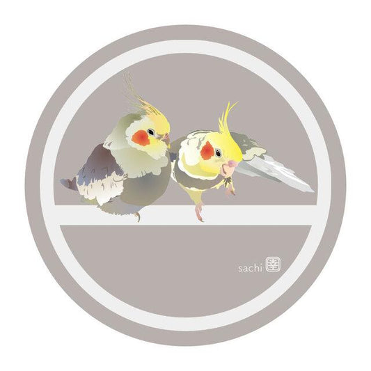 Cockatiel Acrylic Coaster