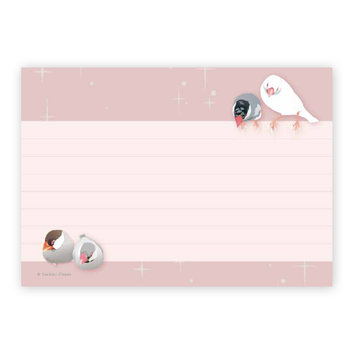 Java Sparrow Memo Pad