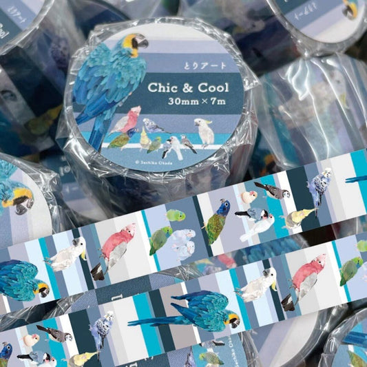 Chic & Cool Birds Japanese Washi Tape