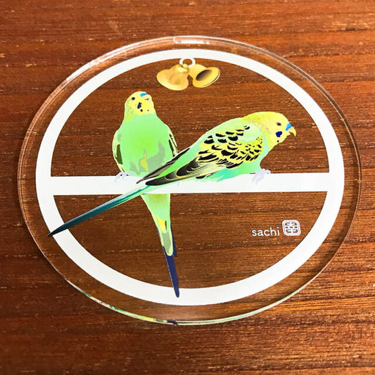 Budgie Acrylic Coaster