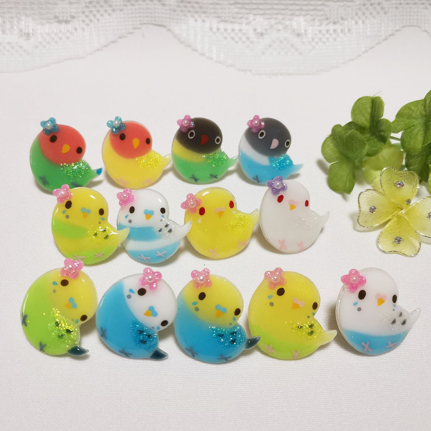 Lovebird Pin Brooch
