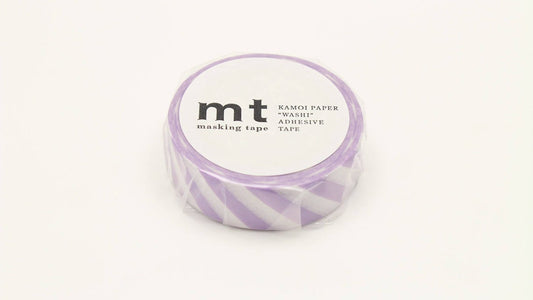 mt 1P Stripe Lilac Japanese Washi Tape Masking Tape MT01D376 - Boutique SWEET BIRDIE