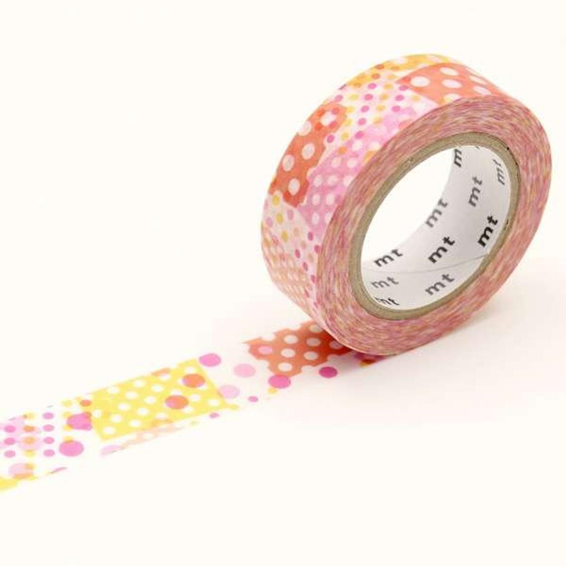 mt ex Negative Positive Dot Pink Japanese Washi Tape Masking Tape - Boutique SWEET BIRDIE