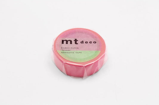 mt deco Fluorescence Gradation Pink x Green Japanese Washi Tape Masking Tape MT01D459 - Boutique SWEET BIRDIE
