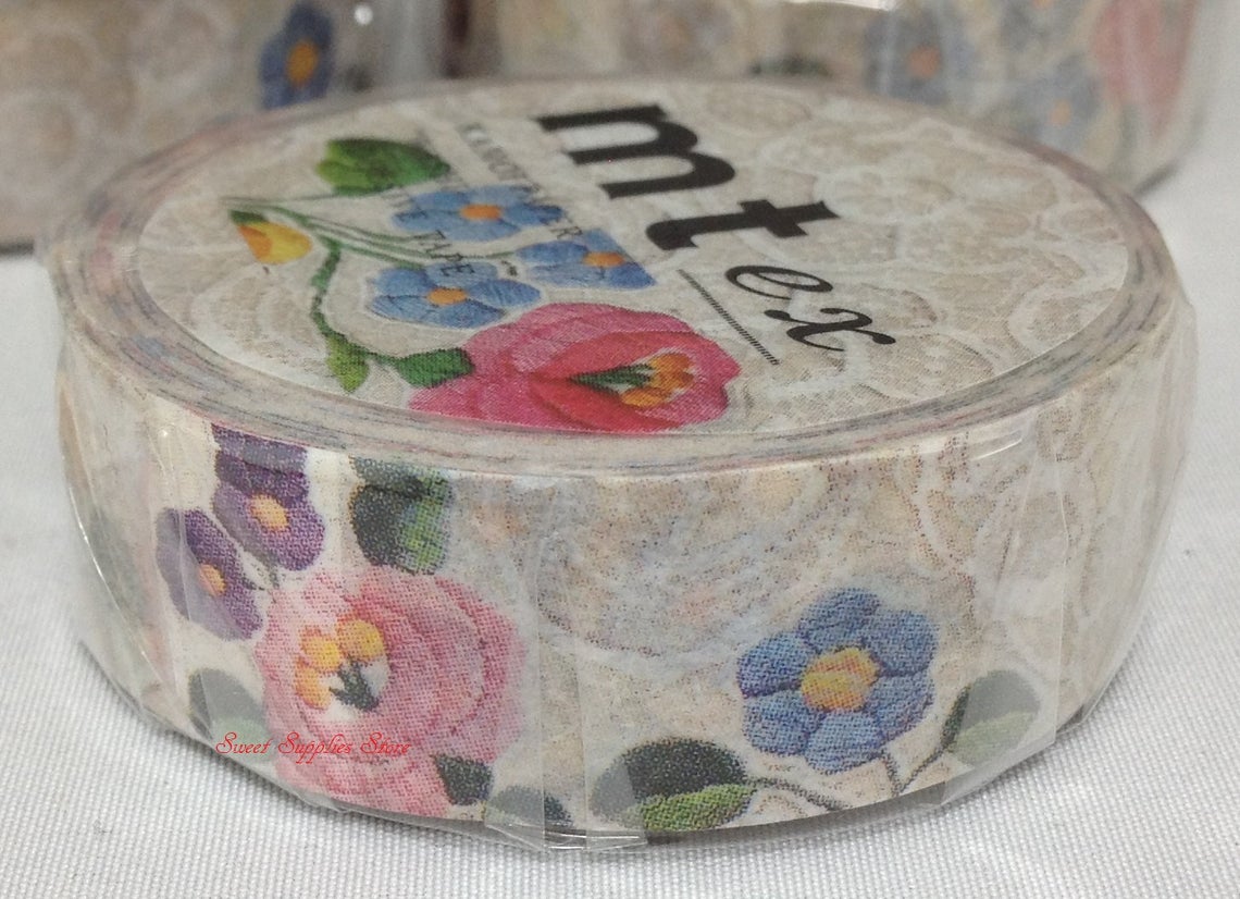 mt ex Lace Kalocsa Japanese Washi Tape Masking Tape MTEX1P105 - Boutique SWEET BIRDIE