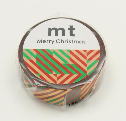 mt Christmas Check Japanese Washi Tape