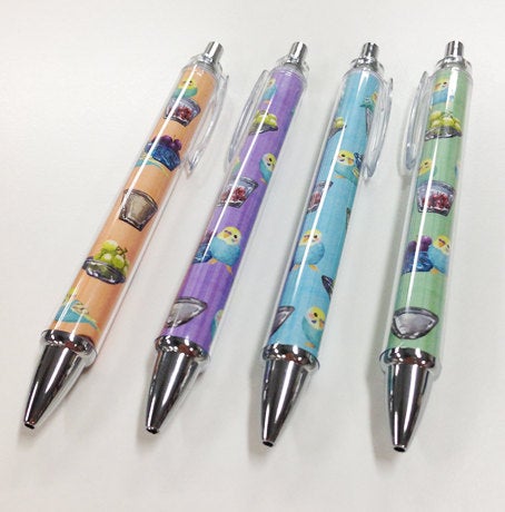 Budgie Budgerigar Parakeet Ball Point Pen - Boutique SWEET BIRDIE