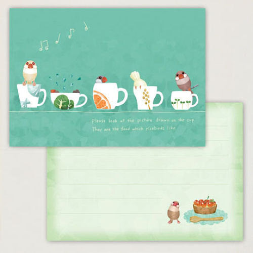 Creative Motion Java Sparrow Memo Pad (cm021) - Boutique SWEET BIRDIE