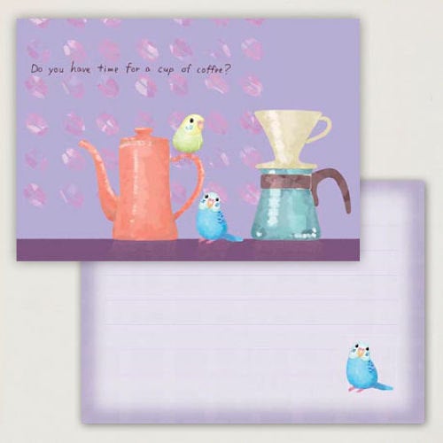 Creative Motion Budgerigar Budgie Parakeet Memo Pad (cm087) - Boutique Sweet Birdie