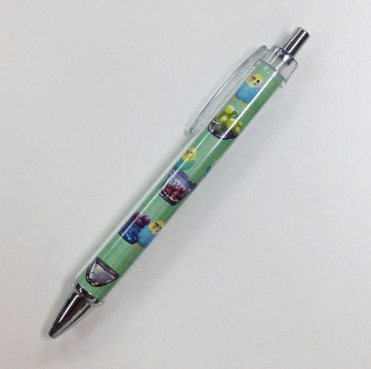 Budgie Budgerigar Parakeet Ball Point Pen - Boutique SWEET BIRDIE