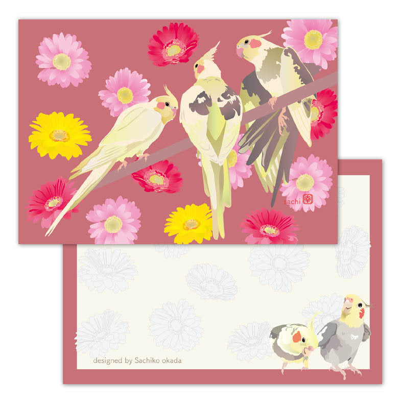 Cockatiel Memo Pad (cm172) - Boutique SWEET BIRDIE
