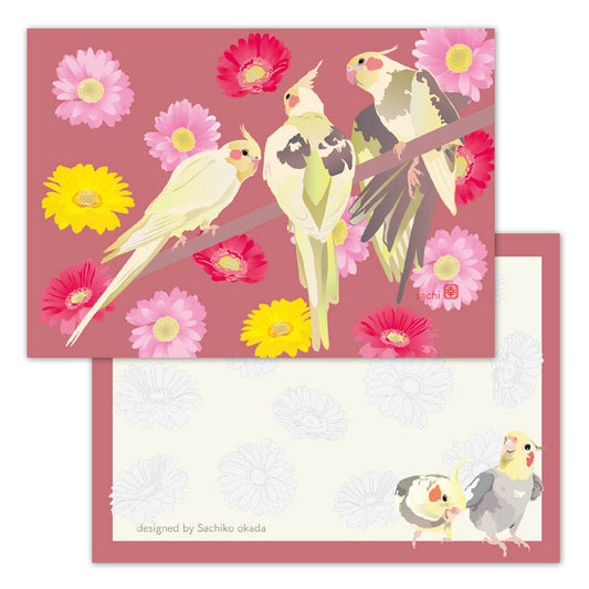 Cockatiel Memo Pad (cm172) - Boutique SWEET BIRDIE