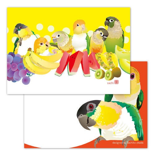 Creative Motion Caique Conure Memo Pad (cm174) - Boutique Sweet Birdie