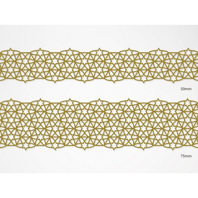 Lace Deco Tape Gold Stars - Boutique SWEET BIRDIE