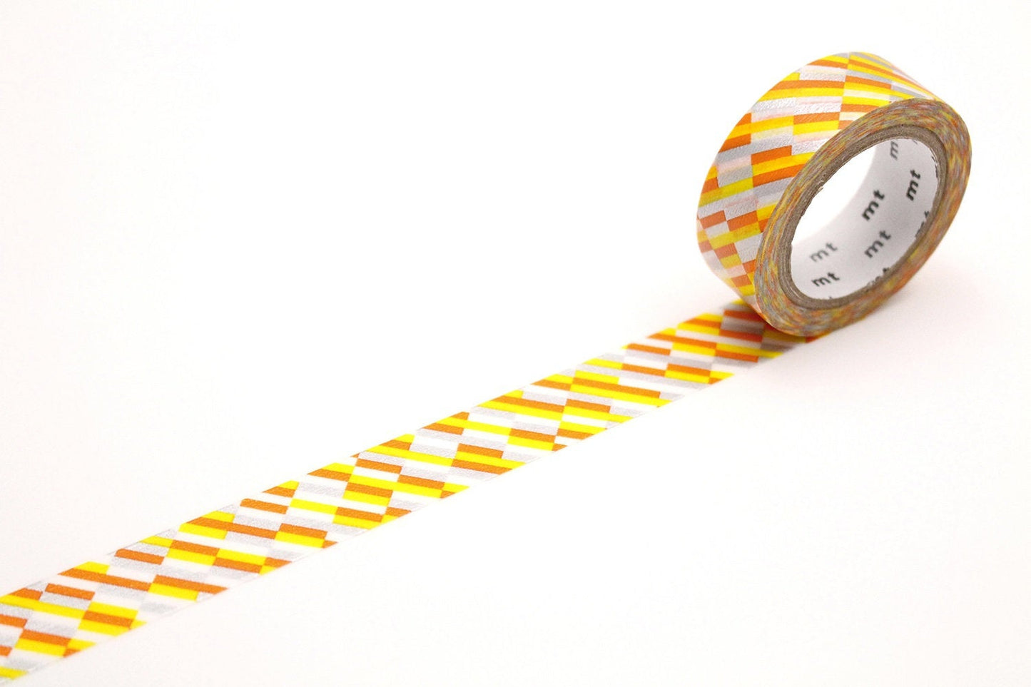 mt 1P Block Stripe Orange Japanese Washi Tape Masking Tape - Boutique SWEET BIRDIE