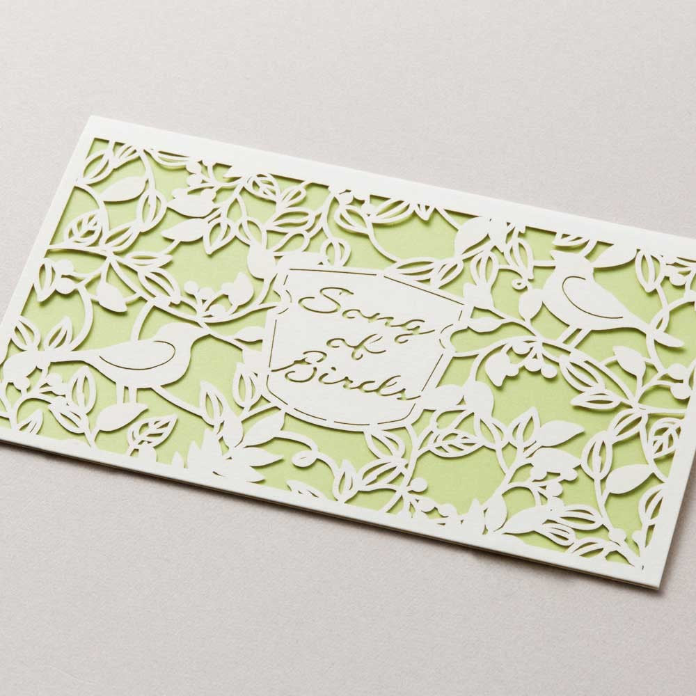 Bird Laser Cut Mini Message Card 4715105 - Boutique SWEET BIRDIE