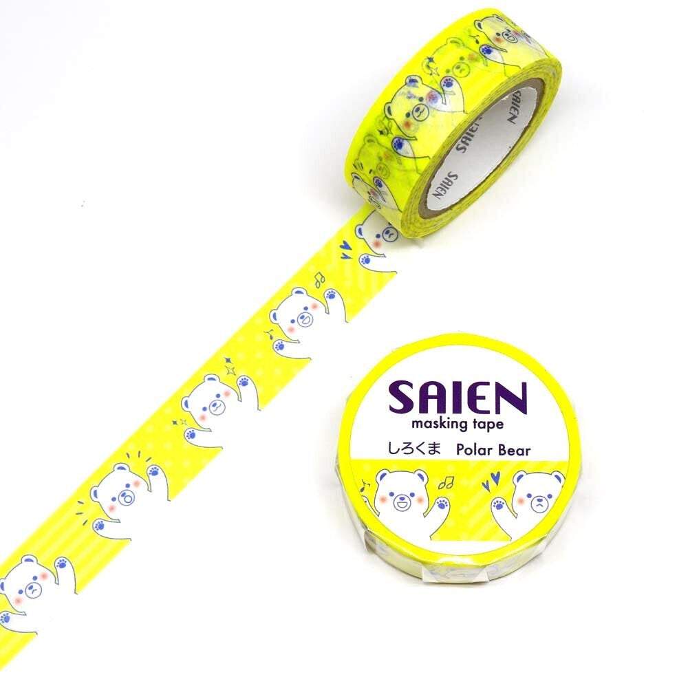 Polar Bear Japanese Washi Tape Masking Tape - Boutique SWEET BIRDIE
