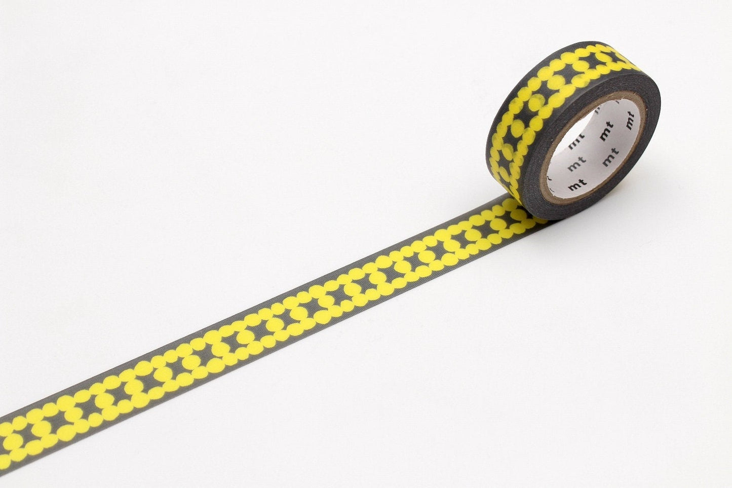 mt deco Ladder Dot Yellow Japanese Washi Tape Masking Tape MT01D450 - Boutique SWEET BIRDIE