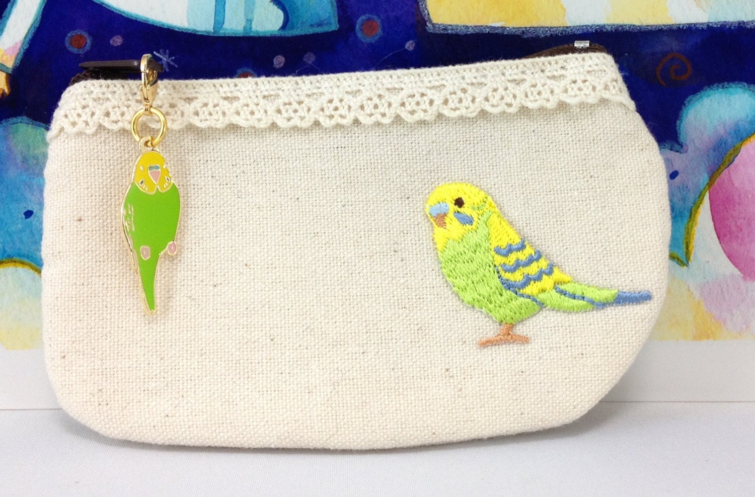 Sets of 2 Cockatiel Metal Parts Charm - Boutique Sweet Birdie