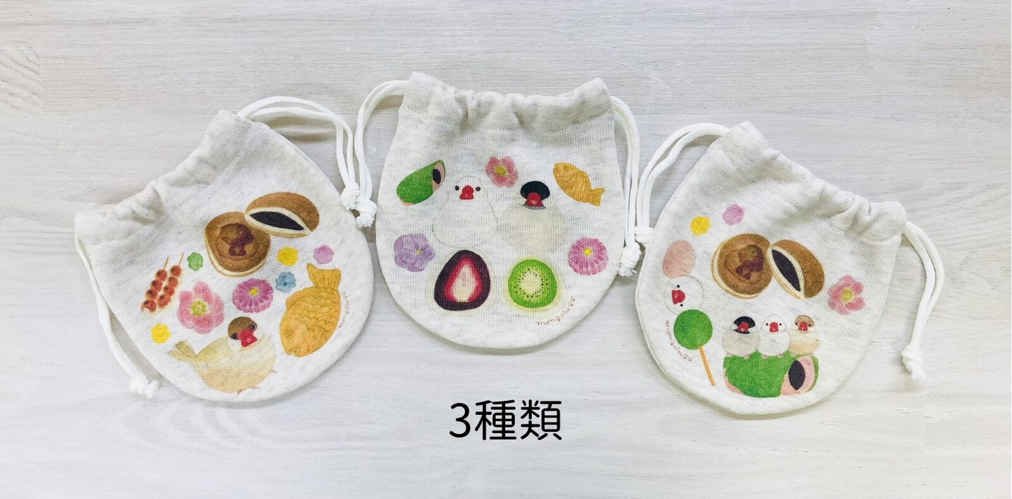 Java Sparrow Drawstring Bag Mini Size