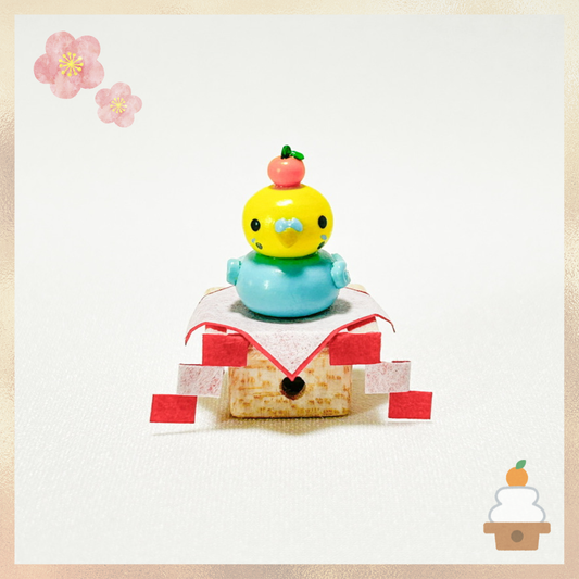 Kagami Mochi Birdie Miniature by Pom Pom Poppee