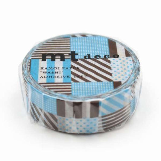 mt deco Mix Blue Japanese Washi Tape Masking Tape