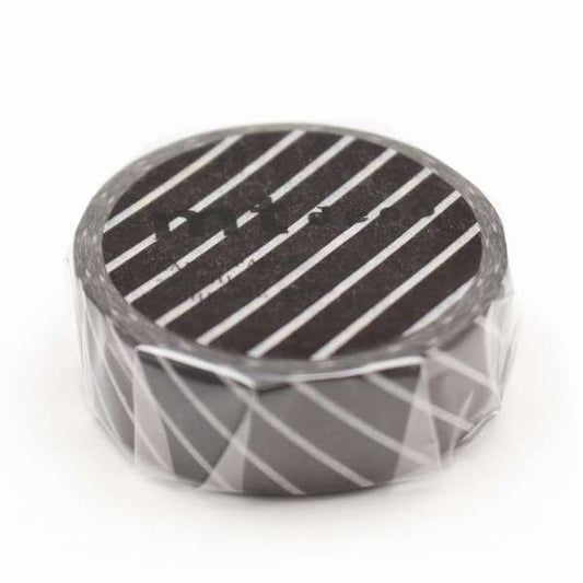 mt deco Stripe Black Japanese Washi Tape Masking Tape