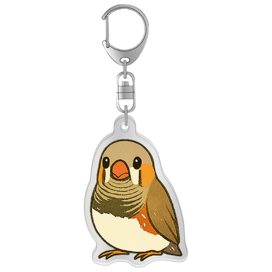 Made-to-Order Zebra Finch Acrylic Key Holder – Order by Nov. 19, 2025/ Estimated Shipping Date: Mid Dec. 2025