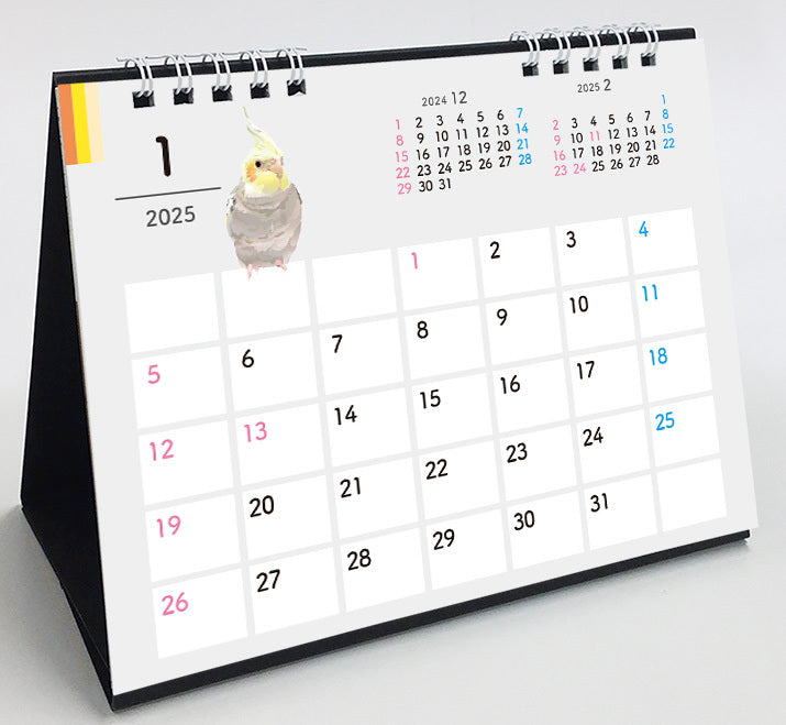 2025 Beautiful Birds Desk Calendar