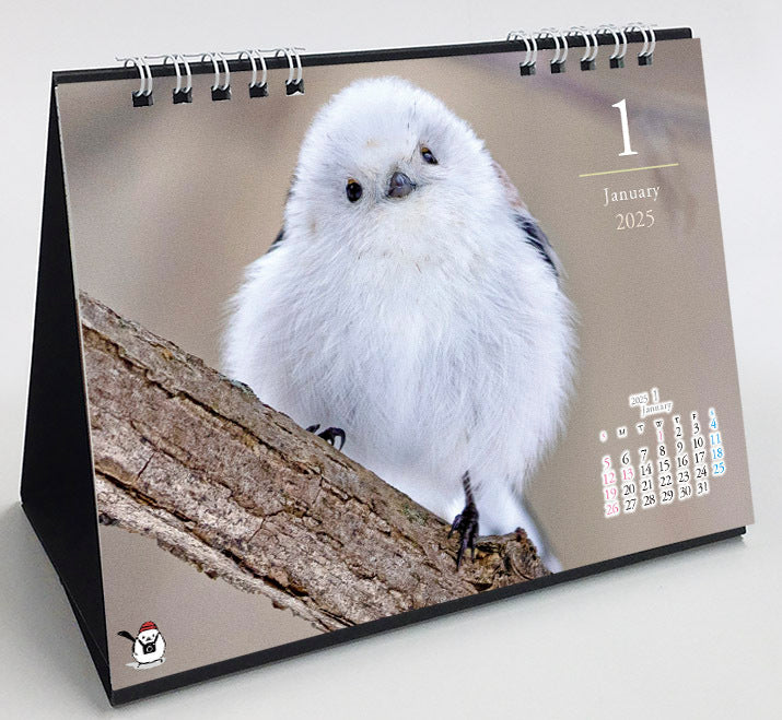 2025 Long-tailed Tit Four Season Desk Calendar