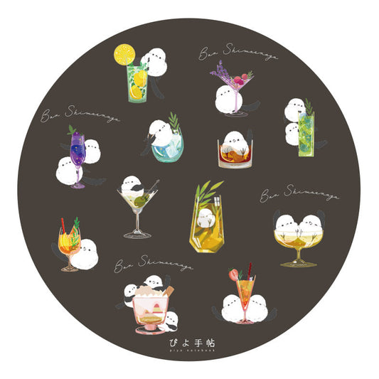 Made-to-Order Long-tailed Tit Acrylic Coaster – Order by Nov. 19, 2025/ Estimated Shipping Date: Mid Dec. 2025