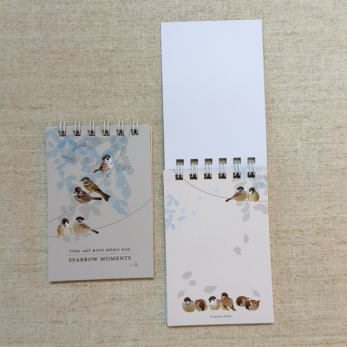 Sparrow Mini Memo Pad
