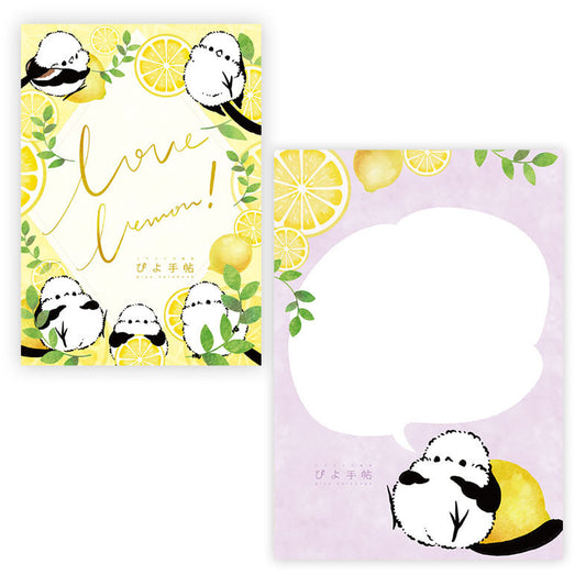 Long-tailed Tit and Lemon Memo Pad