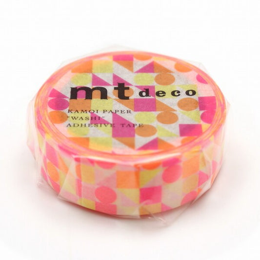 mt deco Circle Triangle Square Pink Japanese Washi Tape Masking Tape