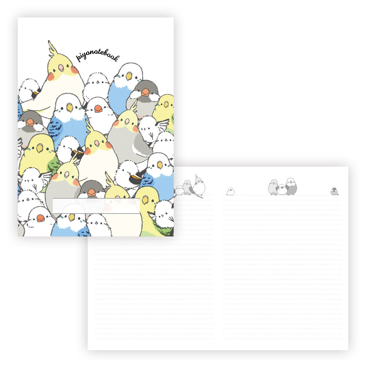 Long-tailed Tit Budgie Cockatiel Java Sparrow B5 Notebook Slim Type - Sweet Birdie Boutique International
