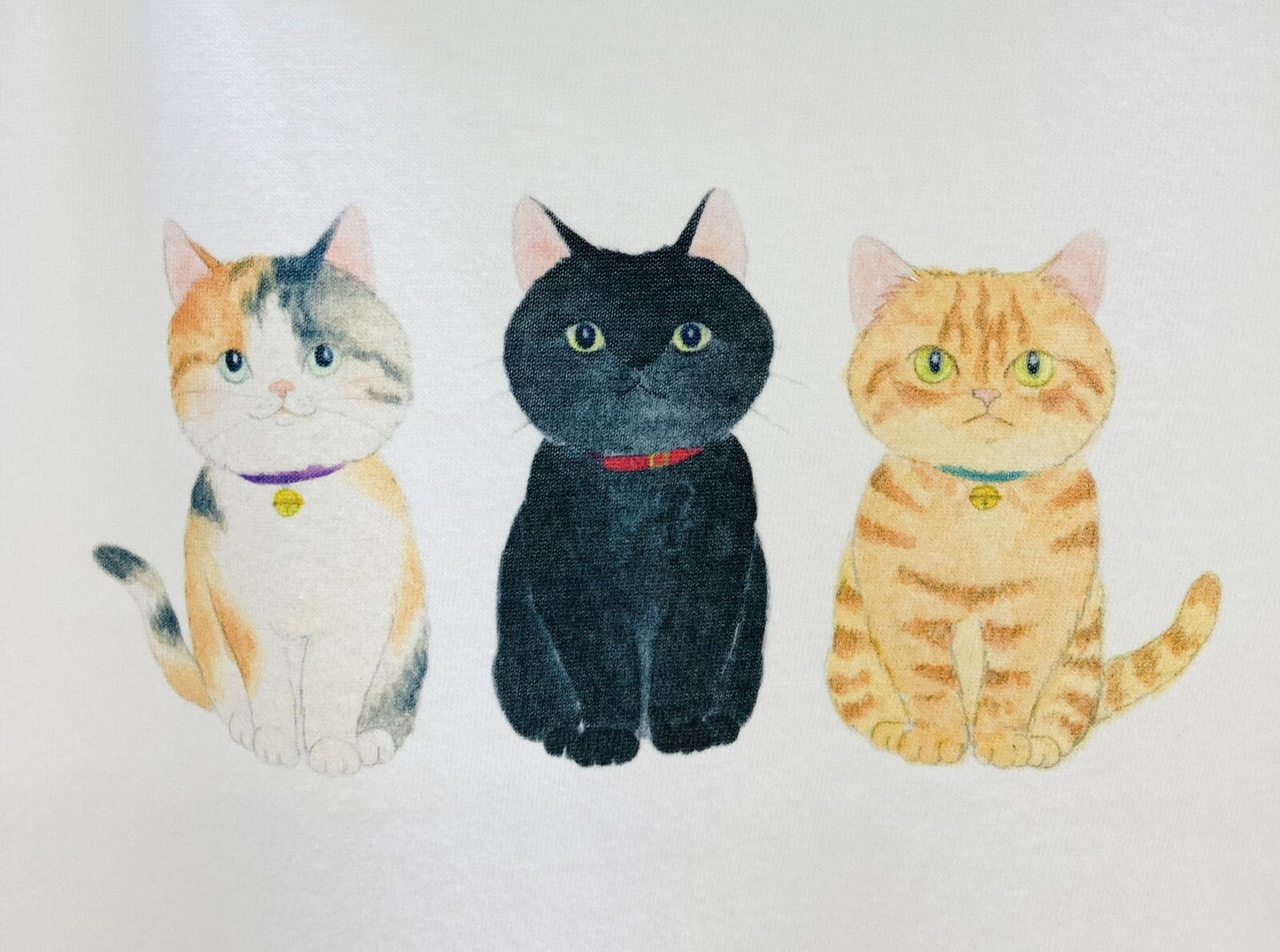 Three Cats Women's T-shirt (Made to Order)