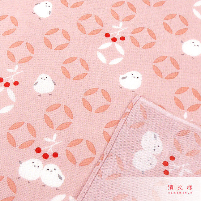 Long-tailed Tit Tenugui Handkerchief Cloth - Sweet Birdie Boutique International