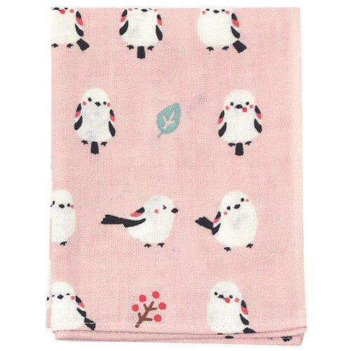 Long-tailed Tit Tenugui Handkerchief Cloth