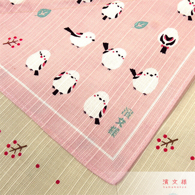 Long-tailed Tit Drawstring Bag for Lunch Box