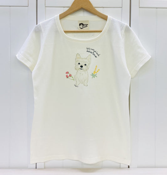 West Highland White Terrier Dog Women's T-shirt (Made to Order)