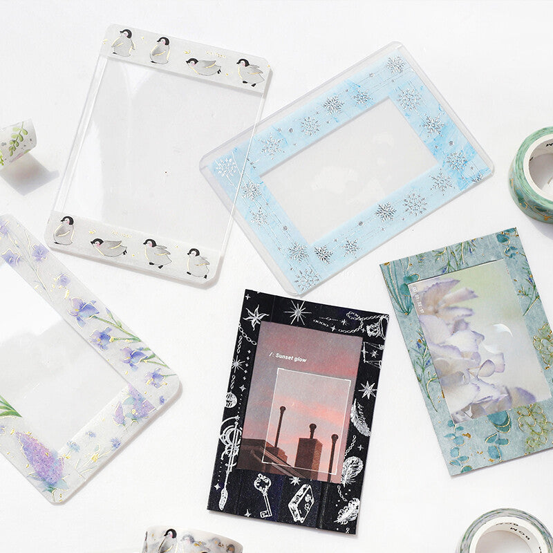 Snow Crystal Glitter Washi Tape Masking Tape
