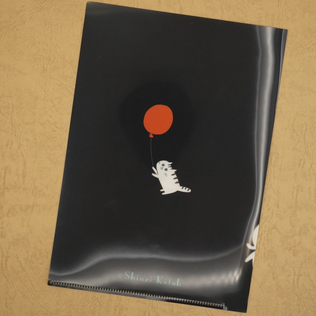 Cat Hill A5 file Folder Organizer Black Shinzi Katoh Design