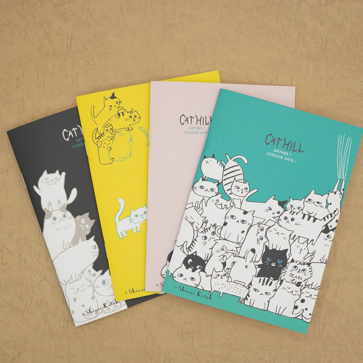 Cat Hill B6 Notebook Black Shinzi Katoh Design