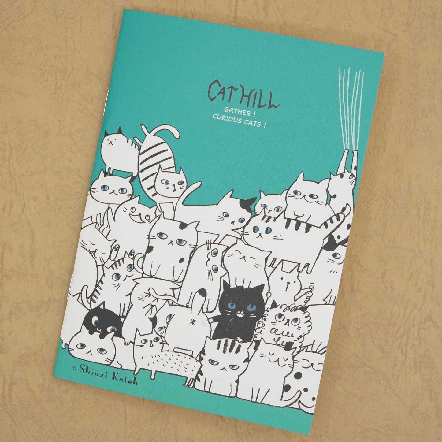 Cat Hill B6 Notebook Green Shinzi Katoh Design