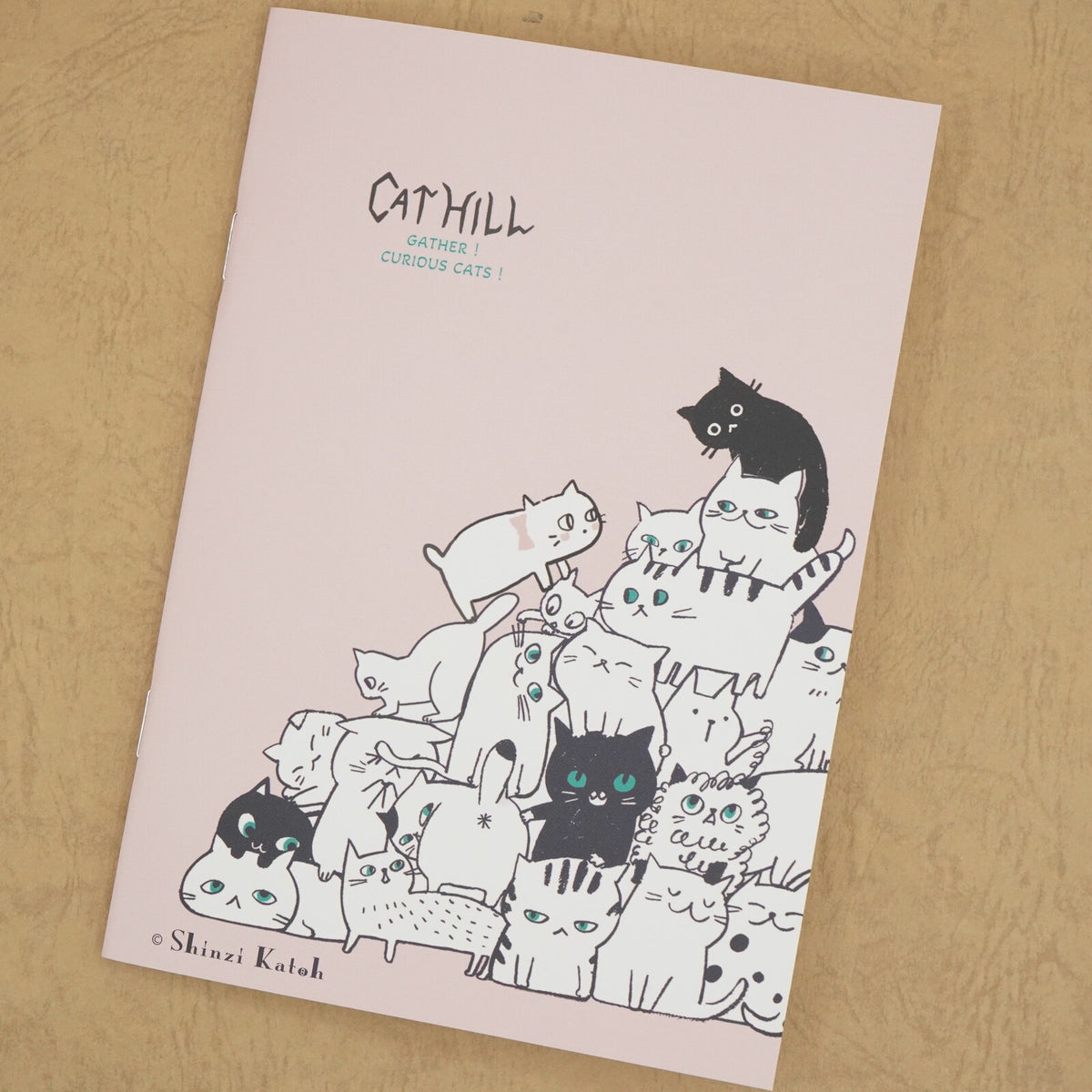 Cat Hill B6 Notebook Pink Shinzi Katoh Design